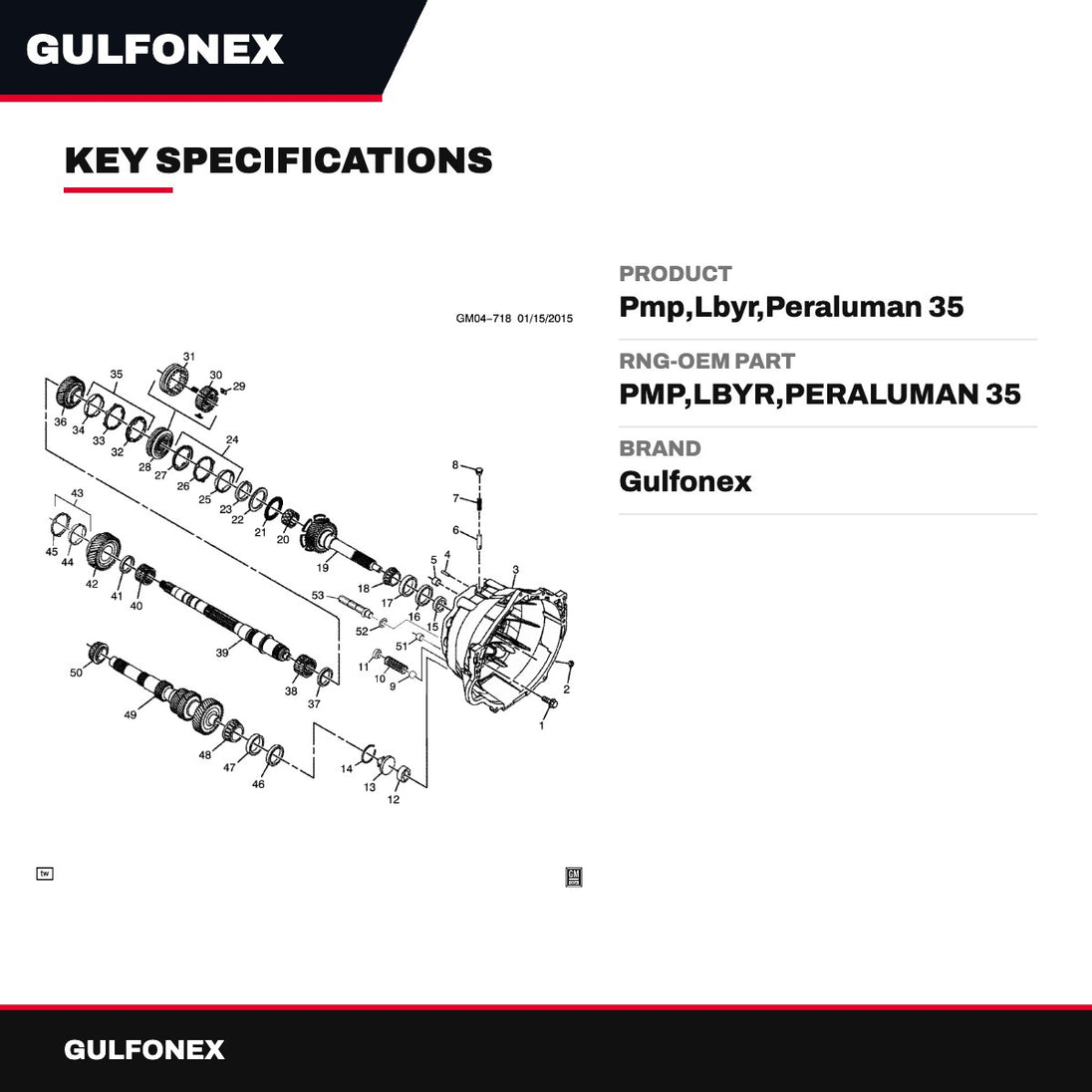 Rng-Oem Part – Pmp,Lbyr,Peraluman 35