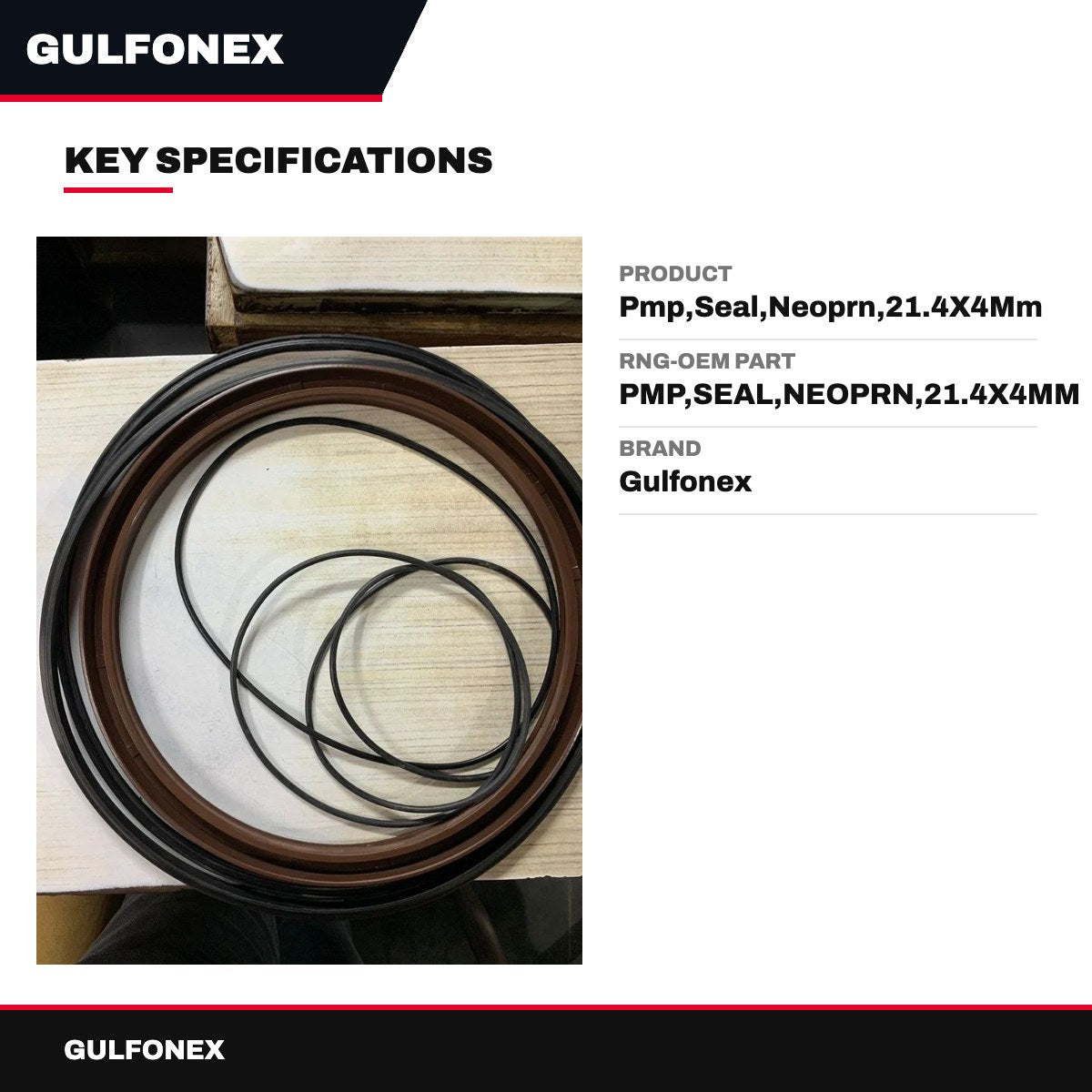 Rng-Oem Part – Pmp,Seal,Neoprn,21.4X4Mm