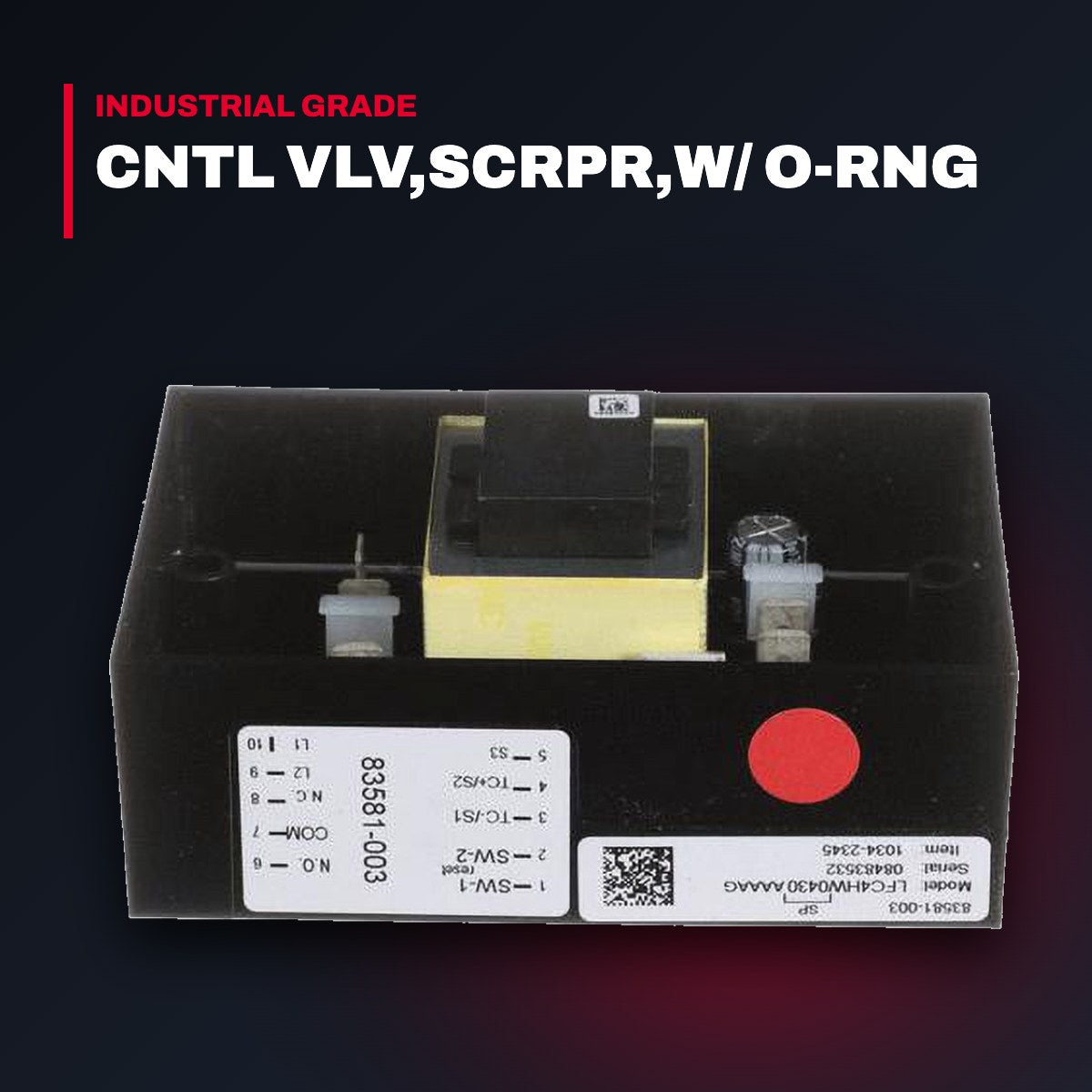 Rng-Oem Prt – Cntl Vlv,Scrpr,W/ O-Rng