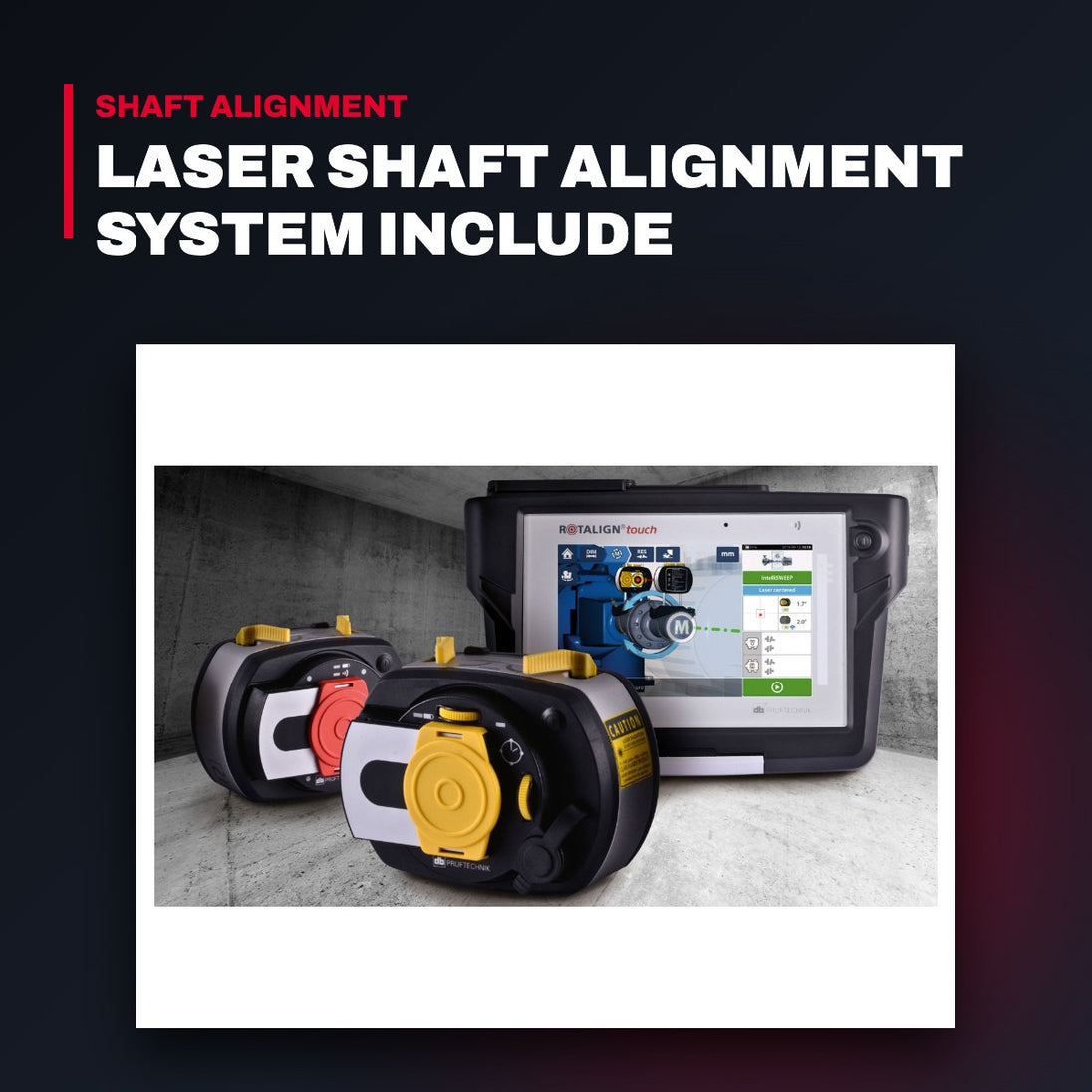 Rotalign ALI 53.003-OP.ROW. – Laser Shaft Alignment System Include
