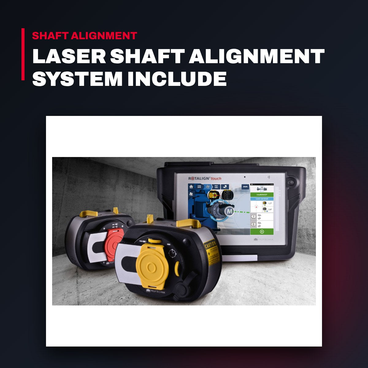Rotalign ALI 53.003-OP.ROW. – Laser Shaft Alignment System Include