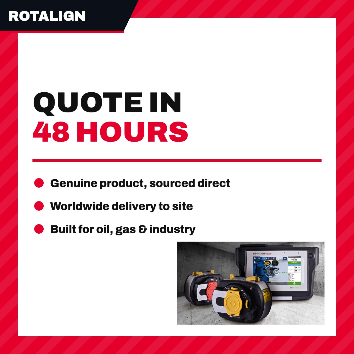 Rotalign ALI 53.003-OP.ROW. – Laser Shaft Alignment System Include