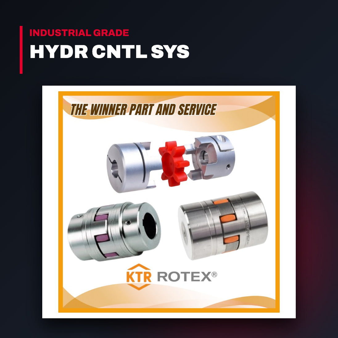 Rotex Cplg-Oem Part – Hydr Cntl Sys