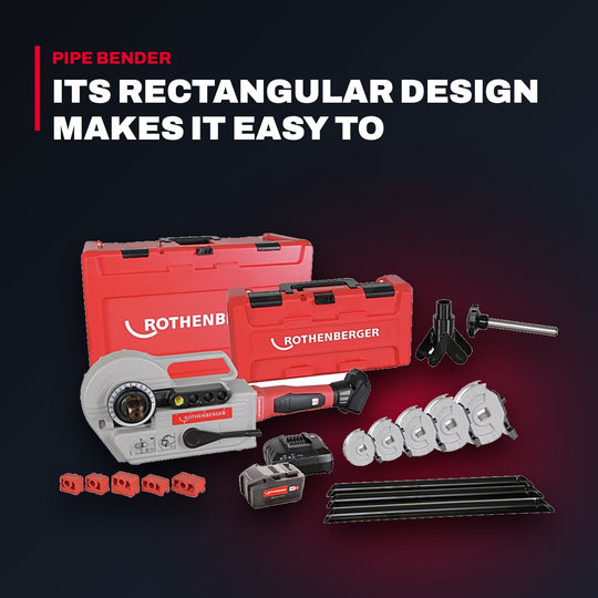 Rothenberger Robend 4000E – Cordless Pipe Bender 1/2" – 1-1/8"