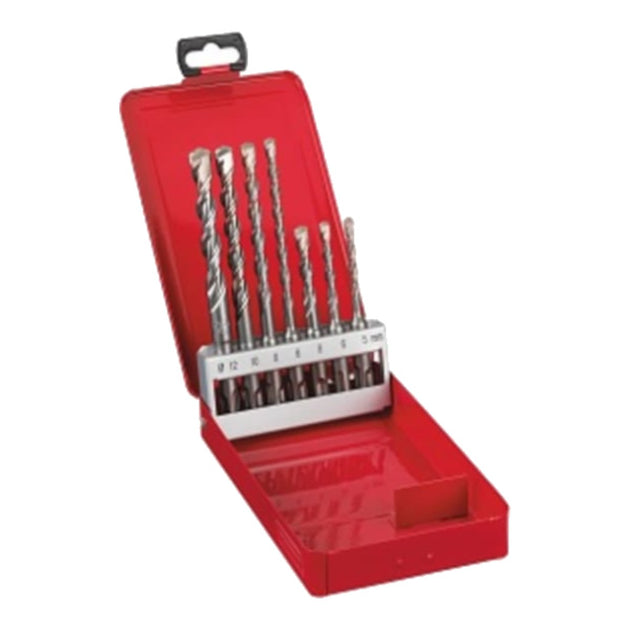 Rs Pro 216-8658 – 7-Piece Sds Drill Bit Set For Masonry – 12Mm Max, 5Mm Min