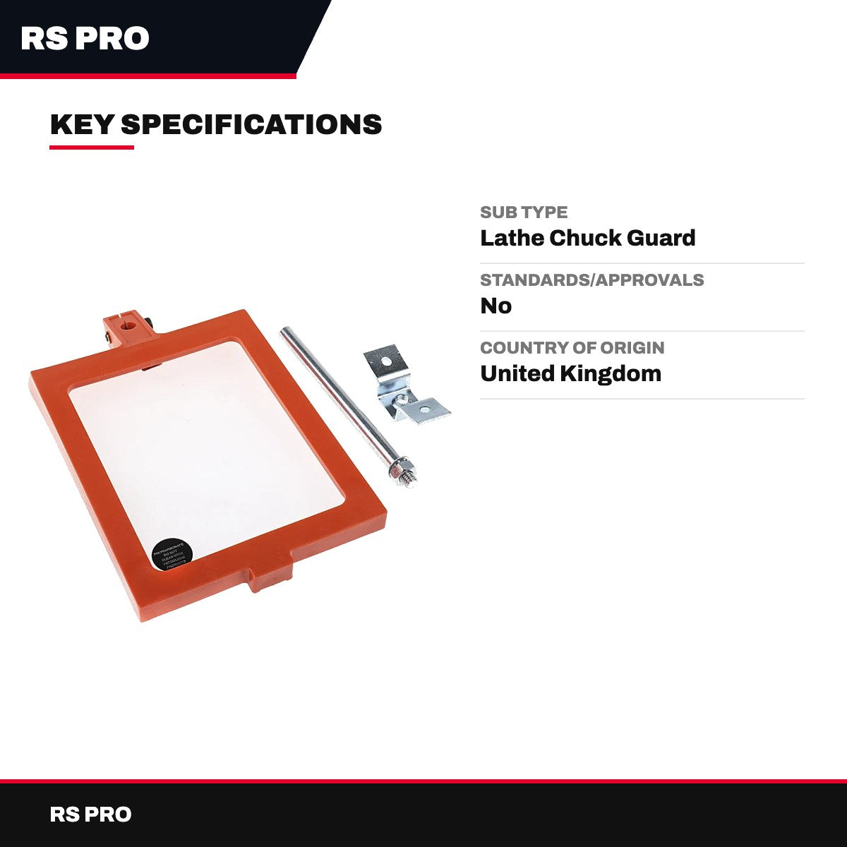 RS Pro Lathe Chuck Guard