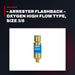 Sab Welding And Cutting Products Nl – Arrester Flashback – Oxygen High Flow Type, Size 3/8