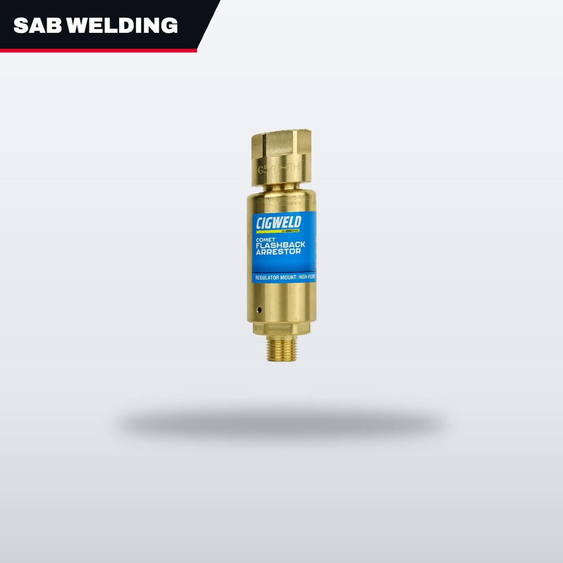 Sab Welding And Cutting Products Nl – Arrester Flashback – Oxygen High Flow Type, Size 3/8
