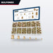 Sae Rivet Nut Assortment Kit(240Pcs) – Zinc Plated Finish