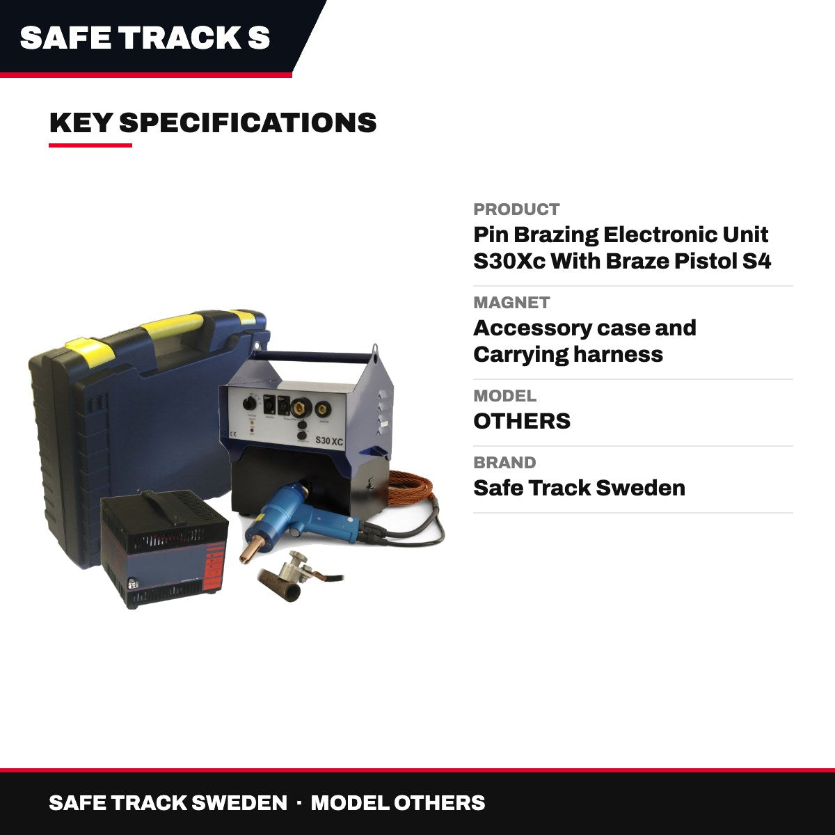 Safe Track Sweden OTHERS – Pin Brazing Electronic Unit S30Xc With Braze Pistol S4
