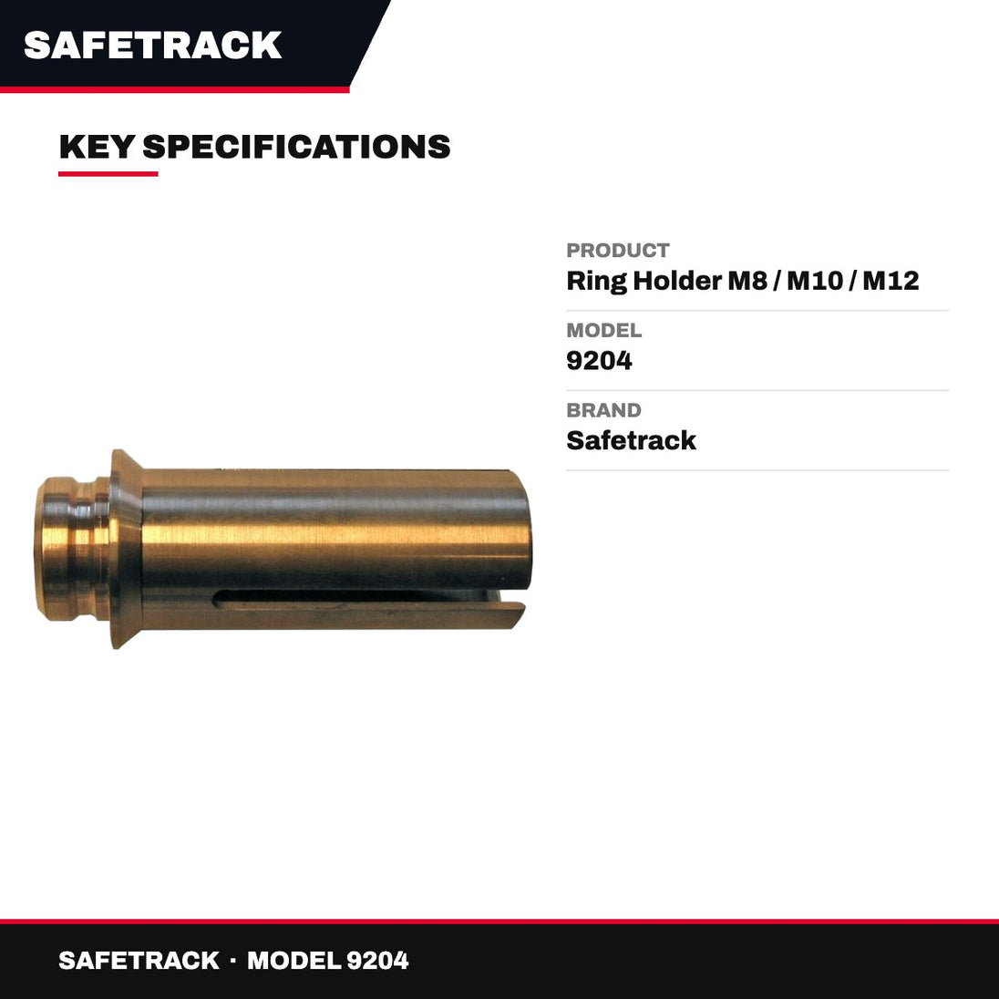 Safetrack 9204 – Ring Holder M8 / M10 / M12