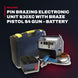 Safetrack 9308CP – Pin Brazing Electronic Unit S30Xc With Braze Pistol S4 Gun – Battery Case, Battery 36V Dc