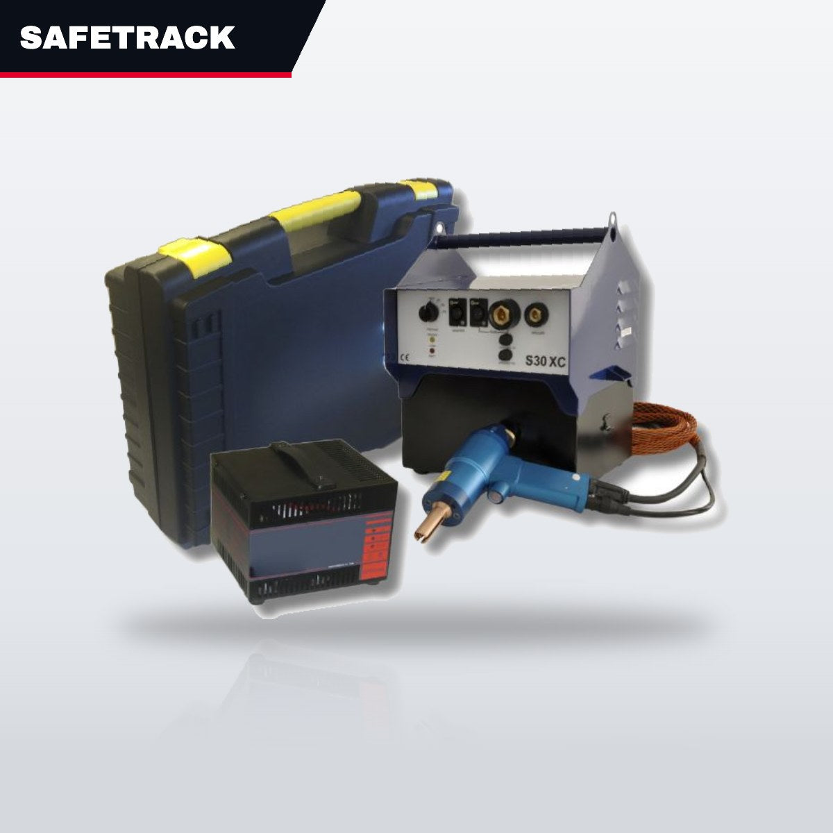 Safetrack 9308CP – Pin Brazing Electronic Unit S30Xc With Braze Pistol S4 Gun – Battery Case, Battery 36V Dc