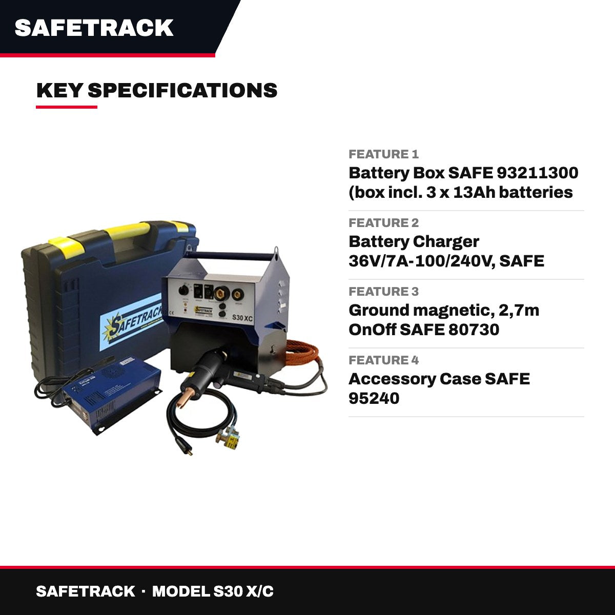Safetrack S30 X/C – Pin Brazing Unit with S4 Auto Gun