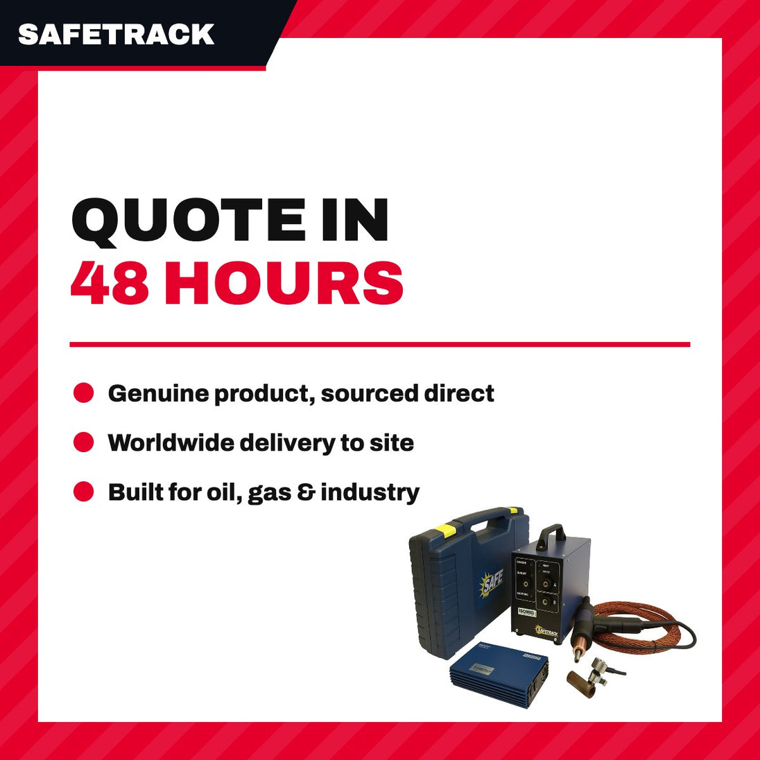 Safetrack S30XC – Pin Brazing Unit with S4 Braze Pistol