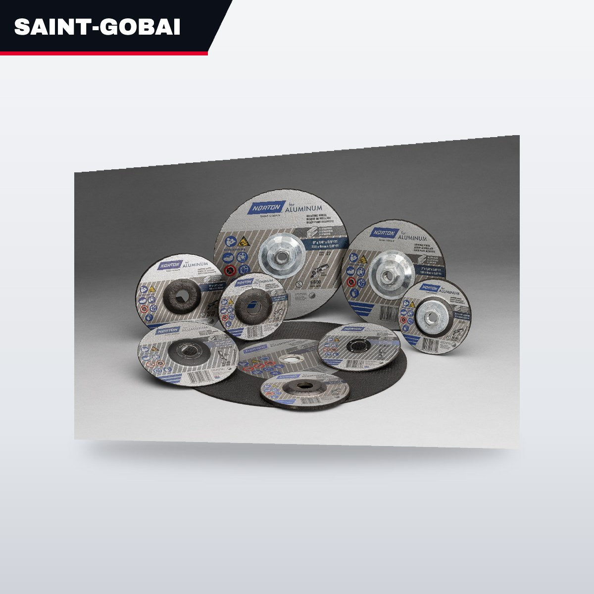 Saint-Gobain Abrasives H1-105-294 – Wheel Grinding – Straight Type, 254.0 Mm (10 In) Wheel Di
