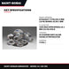 Saint-Gobain Abrasives H1-105-294 – Wheel Grinding – Straight Type, 254.0 Mm (10 In) Wheel Di