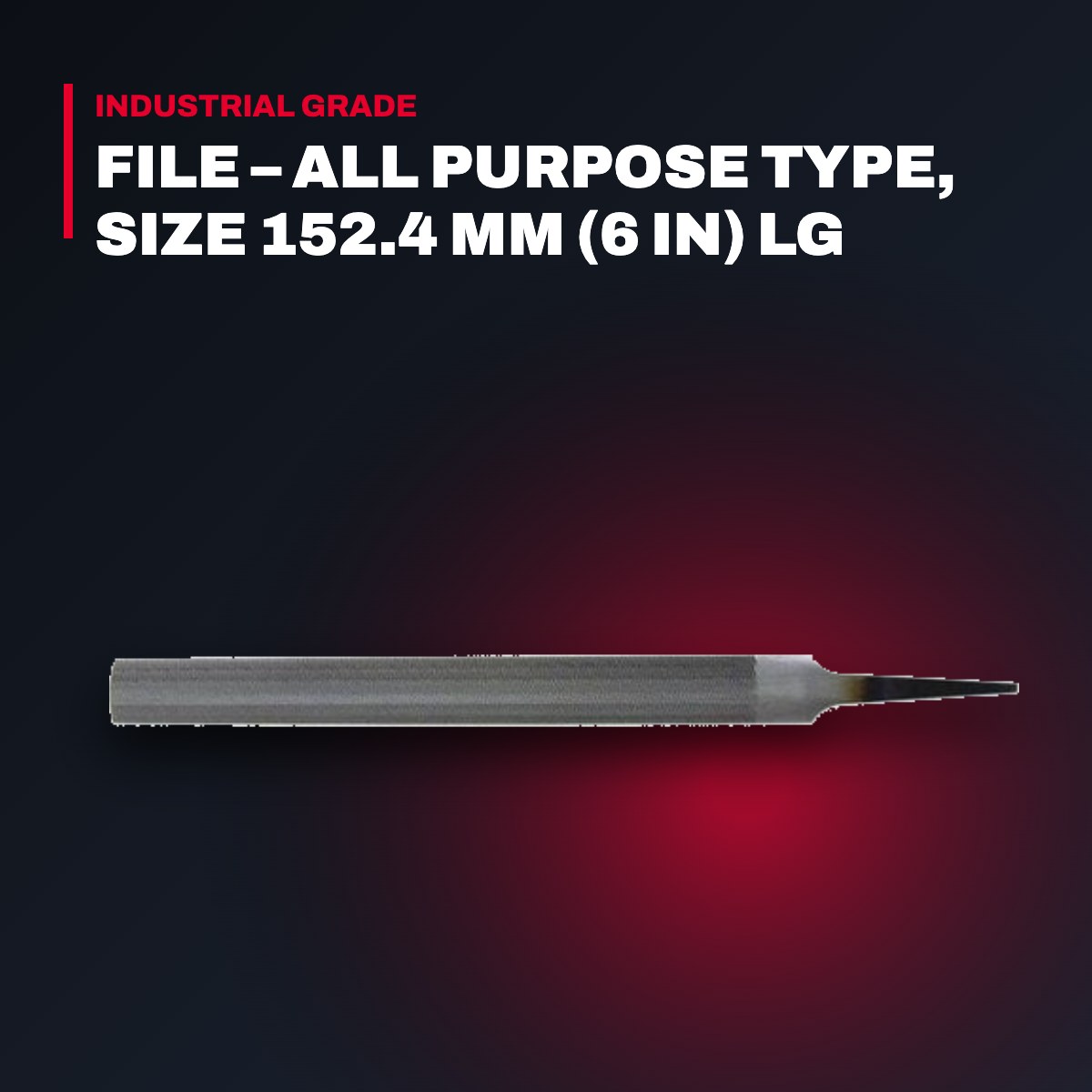 Sandvik 04861N – File – All Purpose Type, Size 152.4 Mm (6 In) Lg