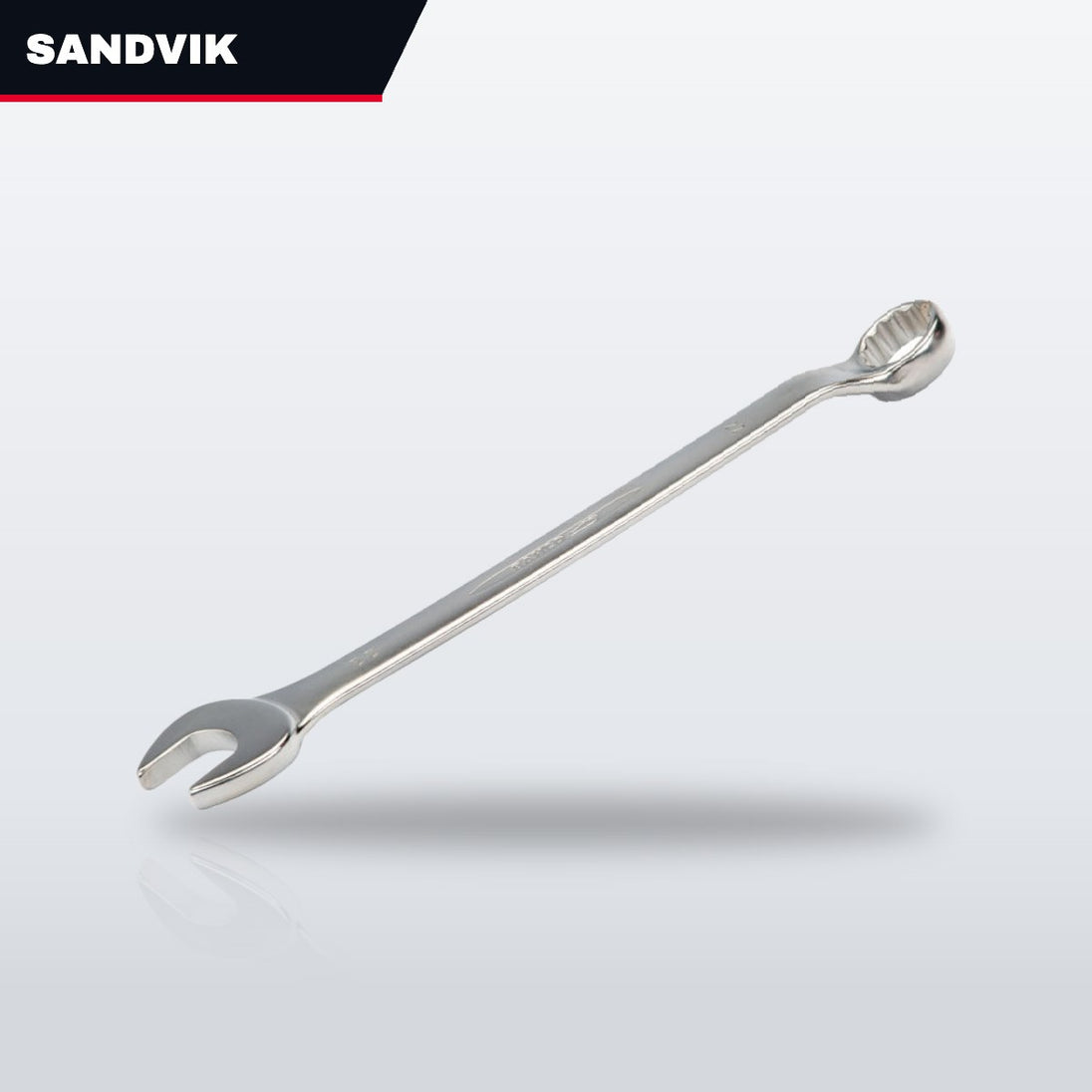 Sandvik 1952M – Wrench Box & Open End – 10-15 Deg Offset Type, 24 Mm Opening