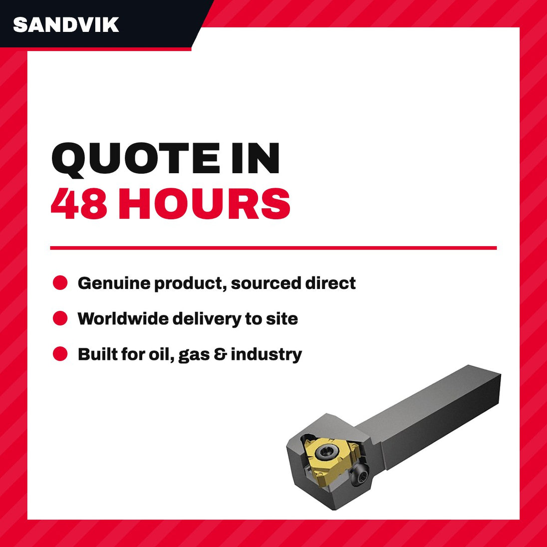 Sandvik 266RFA-1212-16 – Insert – Toolholder