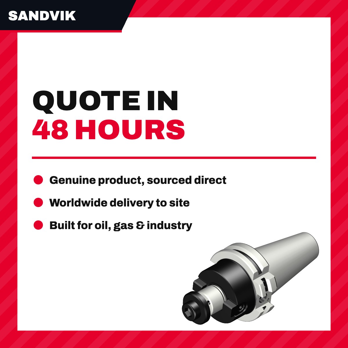 Sandvik 392.54005C4022040 – Big-Plus Iso To Arbor Adaptor