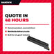 Sandvik – Cranked Knife Bit Tool, 20 mm X 20 mm X 125 mm Shank