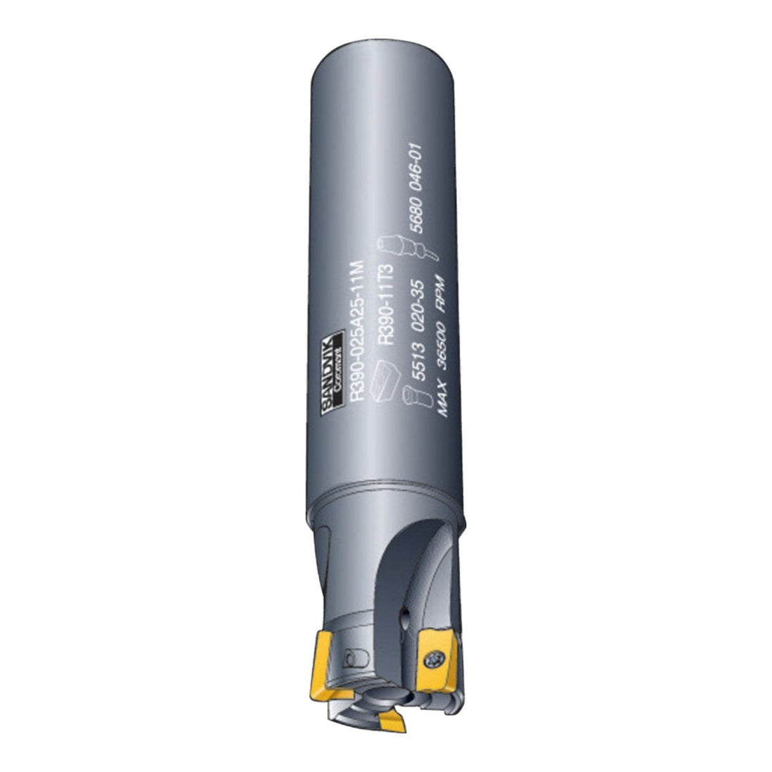 Sandvik – Cranked Knife Bit Tool, 25 mm X 25 mm X 140 mm Shank