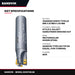 Sandvik – Cranked Knife Bit Tool, 25 mm X 25 mm X 140 mm Shank