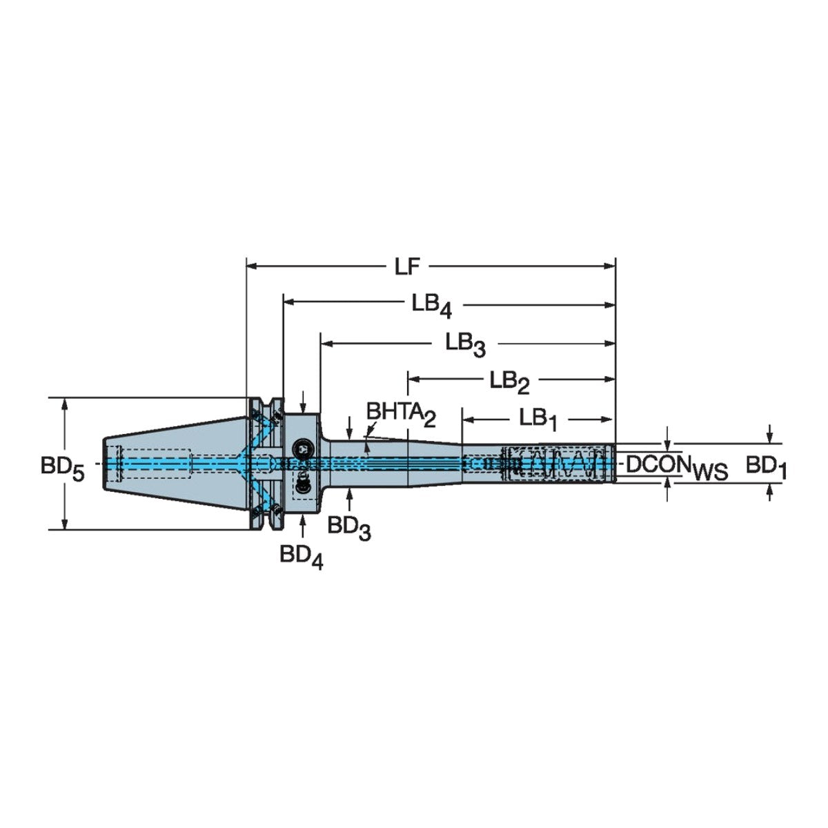 Sandvik 930-IB40-P-12-188 – Big-Plus Iso To Corochuck® 930