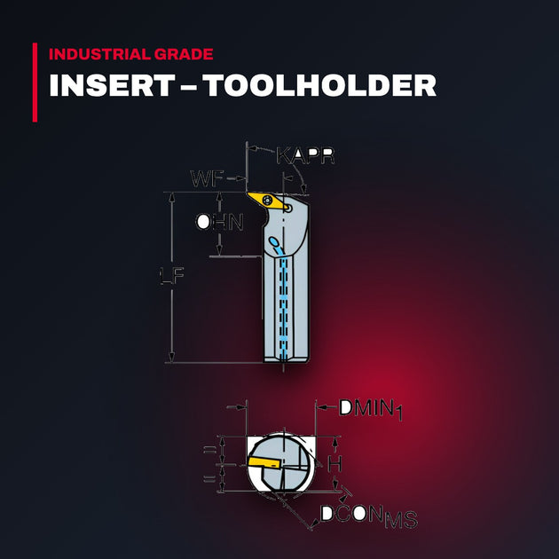 Sandvik A25T-SVUBR 11-D – Insert – Toolholder