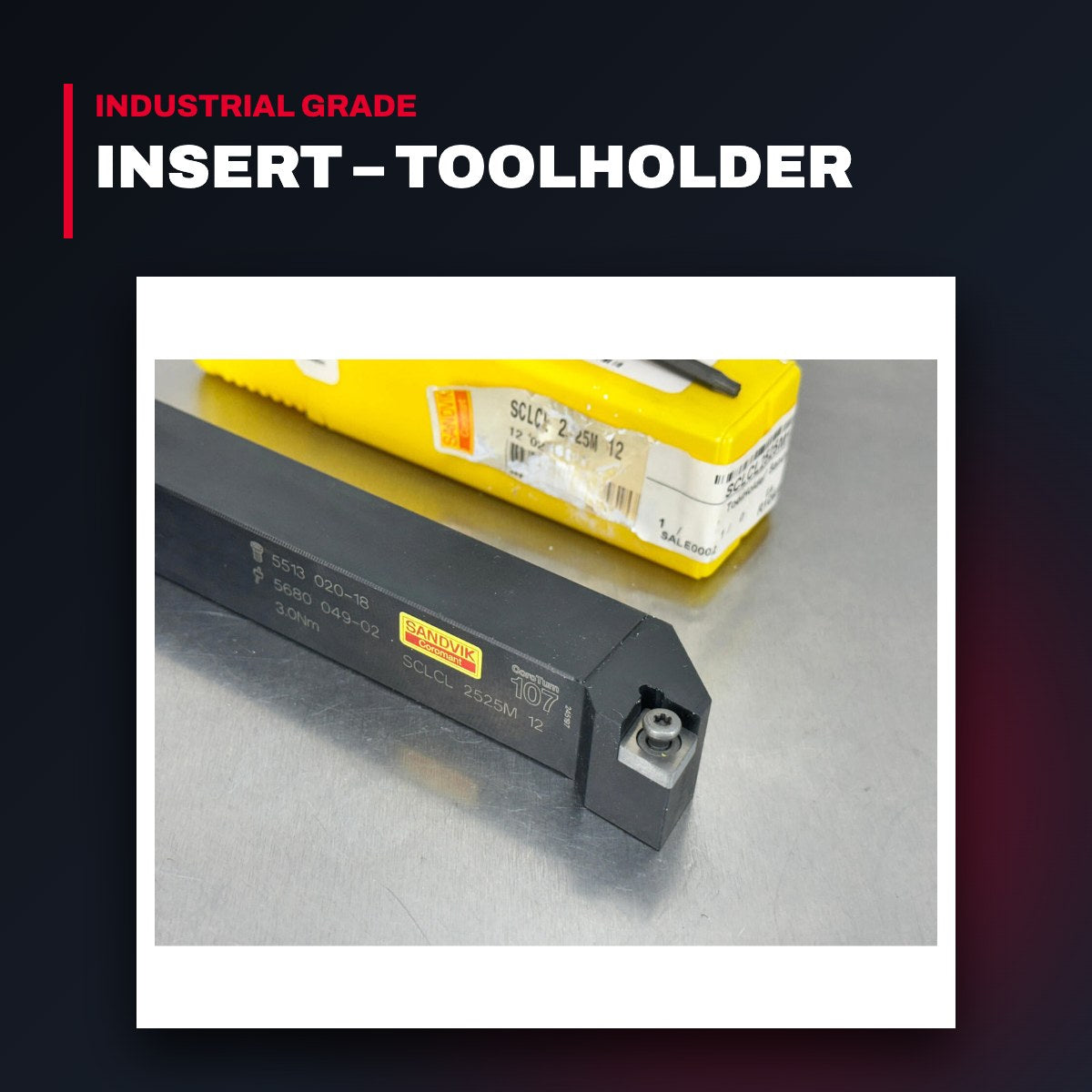 Sandvik CCET – Insert – Toolholder