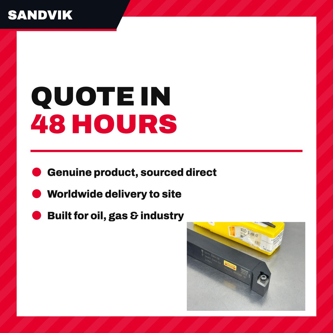 Sandvik CCET – Insert – Toolholder