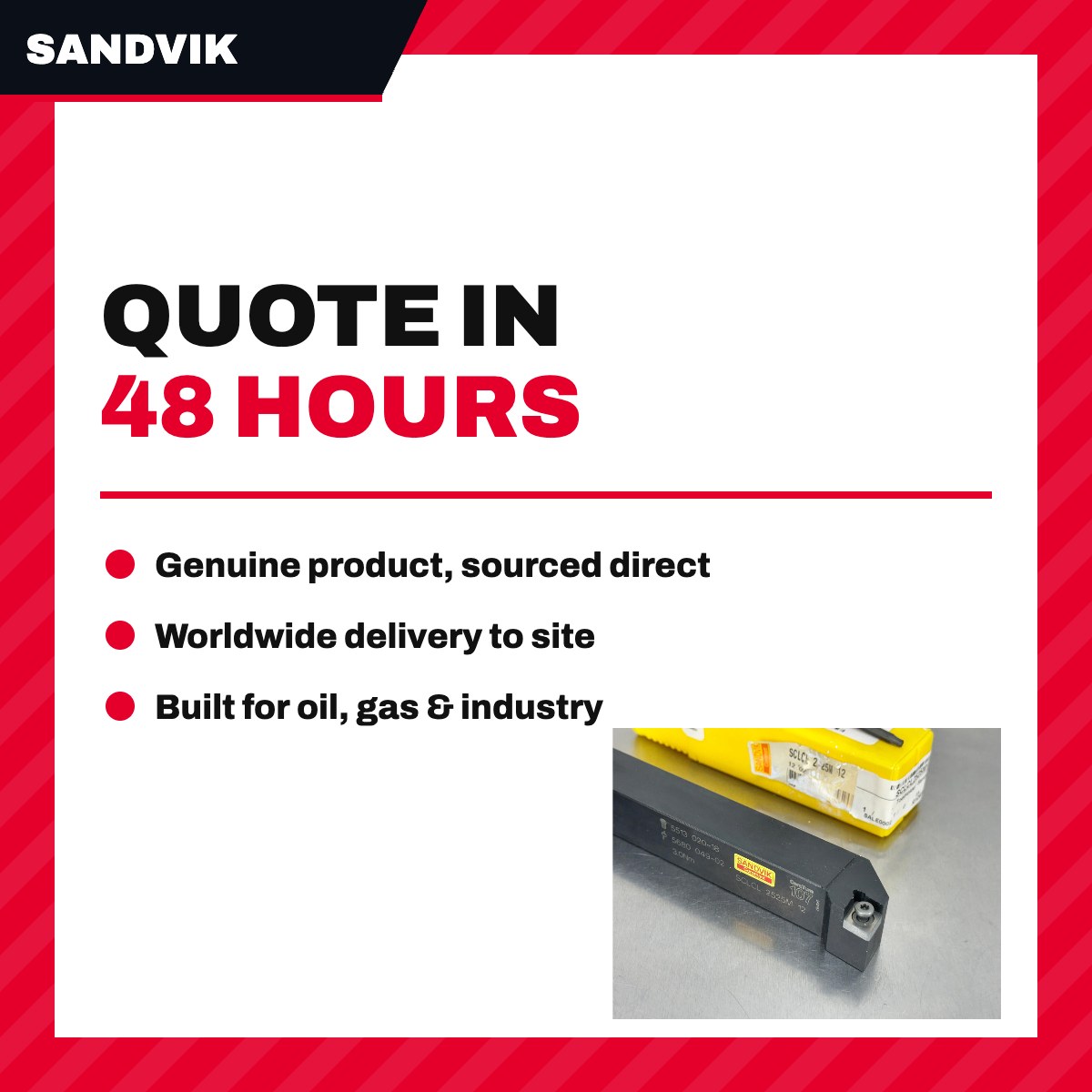 Sandvik CCET – Insert – Toolholder