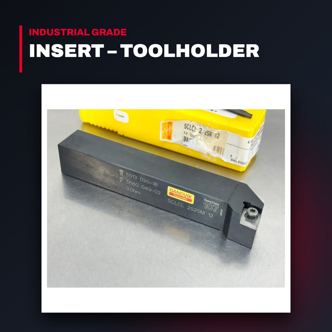 Sandvik CCMT – Insert – Toolholder