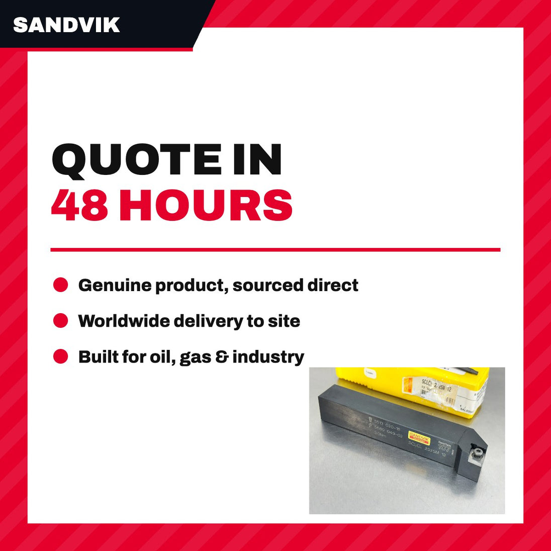 Sandvik CCMT – Insert – Toolholder