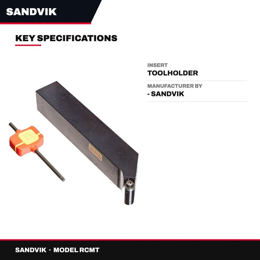 Sandvik RCMT – Insert – Toolholder