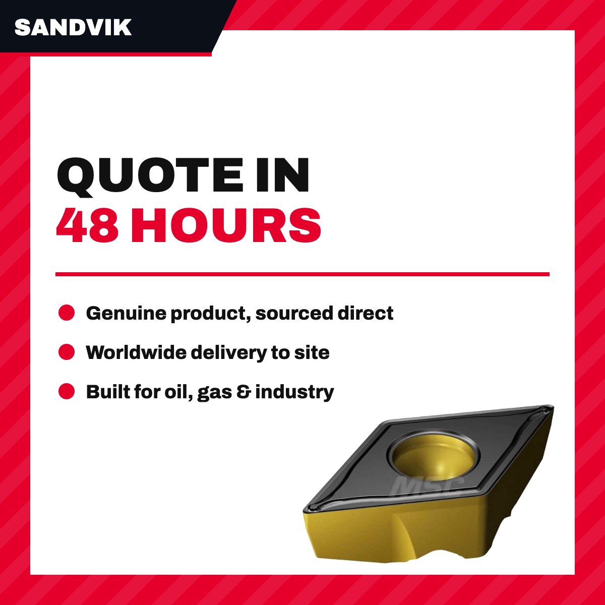 Sandvik TR-DC1304-F 4415 – Insert – Toolholder