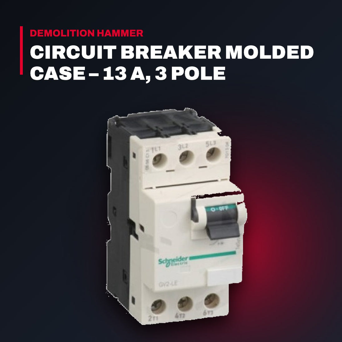 Schneider GV2LE05 – Circuit Breaker Molded Case – 13 A, 3 Pole