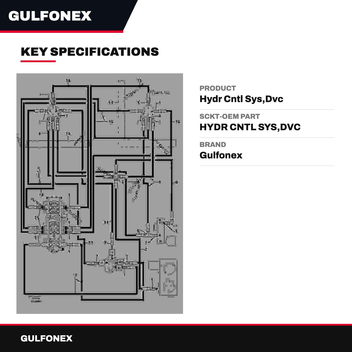 Sckt-Oem Part – Hydr Cntl Sys,Dvc