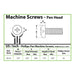 Screw Machine – No 8-32 X 7/16 In, Pan Head