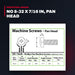 Screw Machine – No 8-32 X 7/16 In, Pan Head