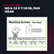 Screw Machine – No 8-32 X 7/16 In, Pan Head