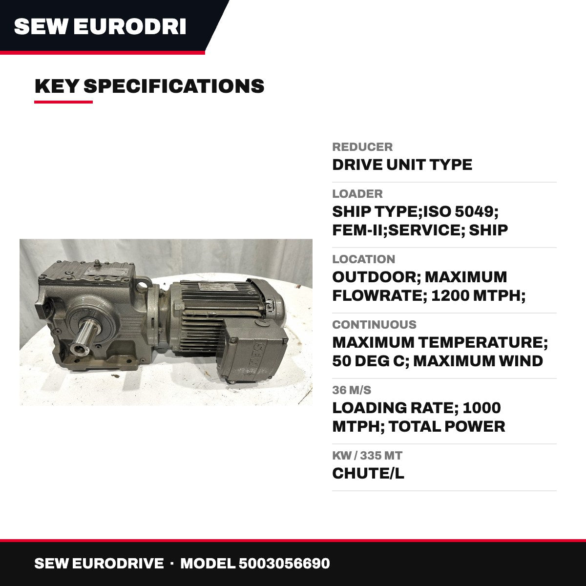 Sew Eurodrive – Drive Unit Reducer