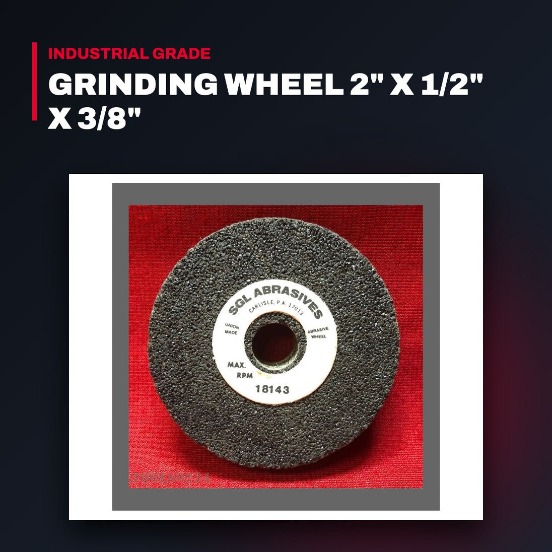 Chicago Pneumatic C-084986 – Grinding Wheel 2" x 1/2" x 3/8"