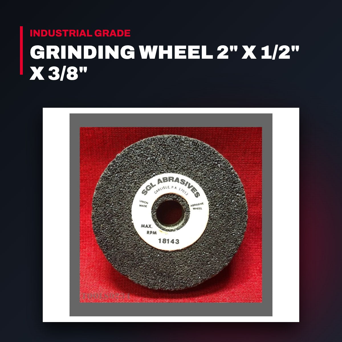 Chicago Pneumatic C-084986 – Grinding Wheel 2" x 1/2" x 3/8"