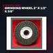 Chicago Pneumatic C-084986 – Grinding Wheel 2" x 1/2" x 3/8"