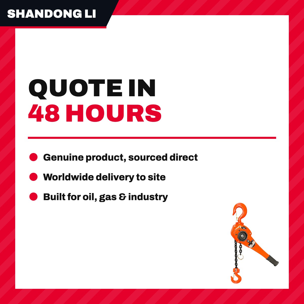 Shandong Lisheng Machinery Manufacturer CM490-32 – Material Description – Grade