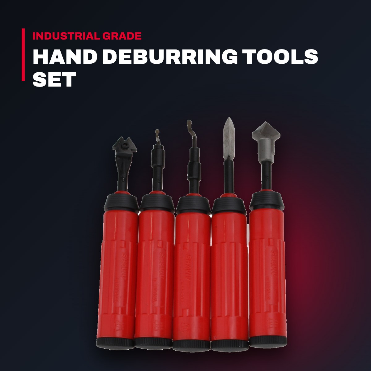 Shaviv 154-29060 – Hand Deburring Tools Set