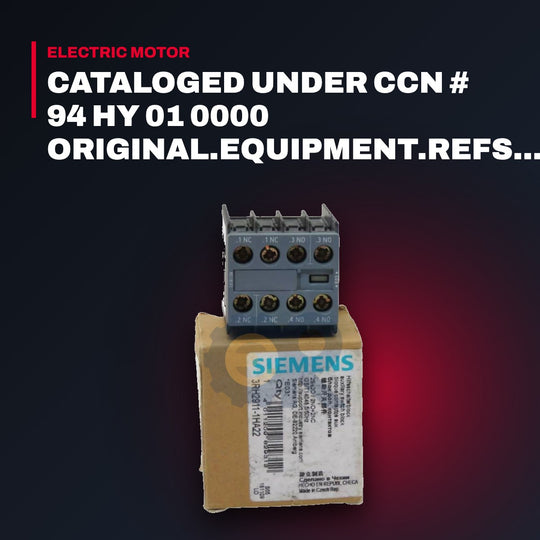 Siemens 3RH2911-1HA22 – Panel Control – Motor Type, 440 Vac