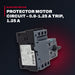 Siemens 3RV2011-0KA10 – Protector Motor Circuit – 0.9-1.25 A Trip, 1.25 A